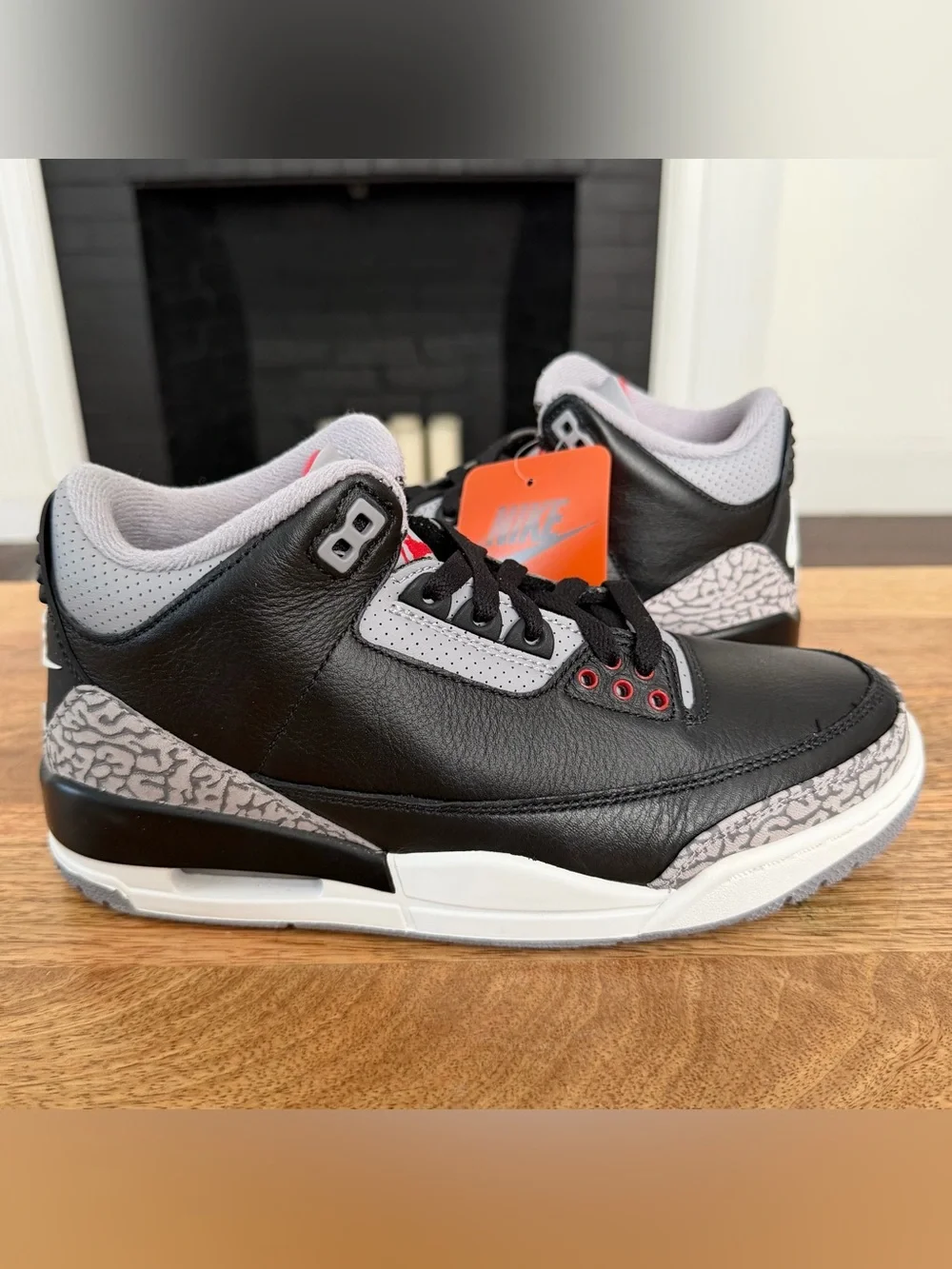 Air Jordan 3 Retro OG “Black Cement” - Mens Size 7 - (DN3707-010)